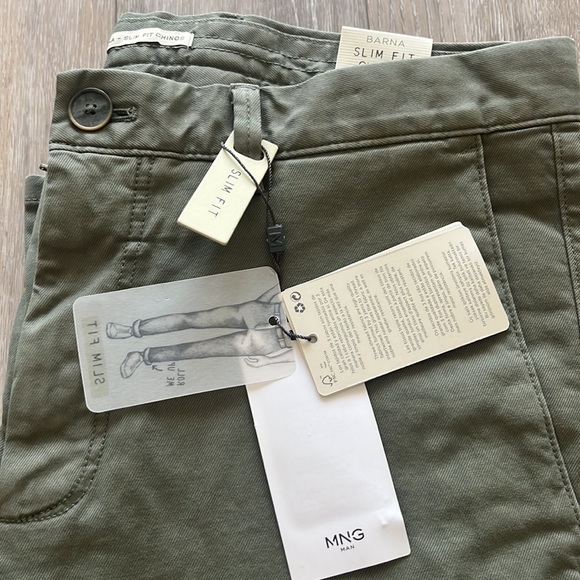 MANGO Mens Slim Fit Chinos - Picture 7 of 8